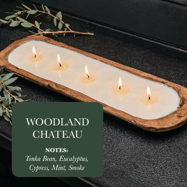5 - Wick Soy Candle - Woodland Chateau Dough Bowl - Ignara Living