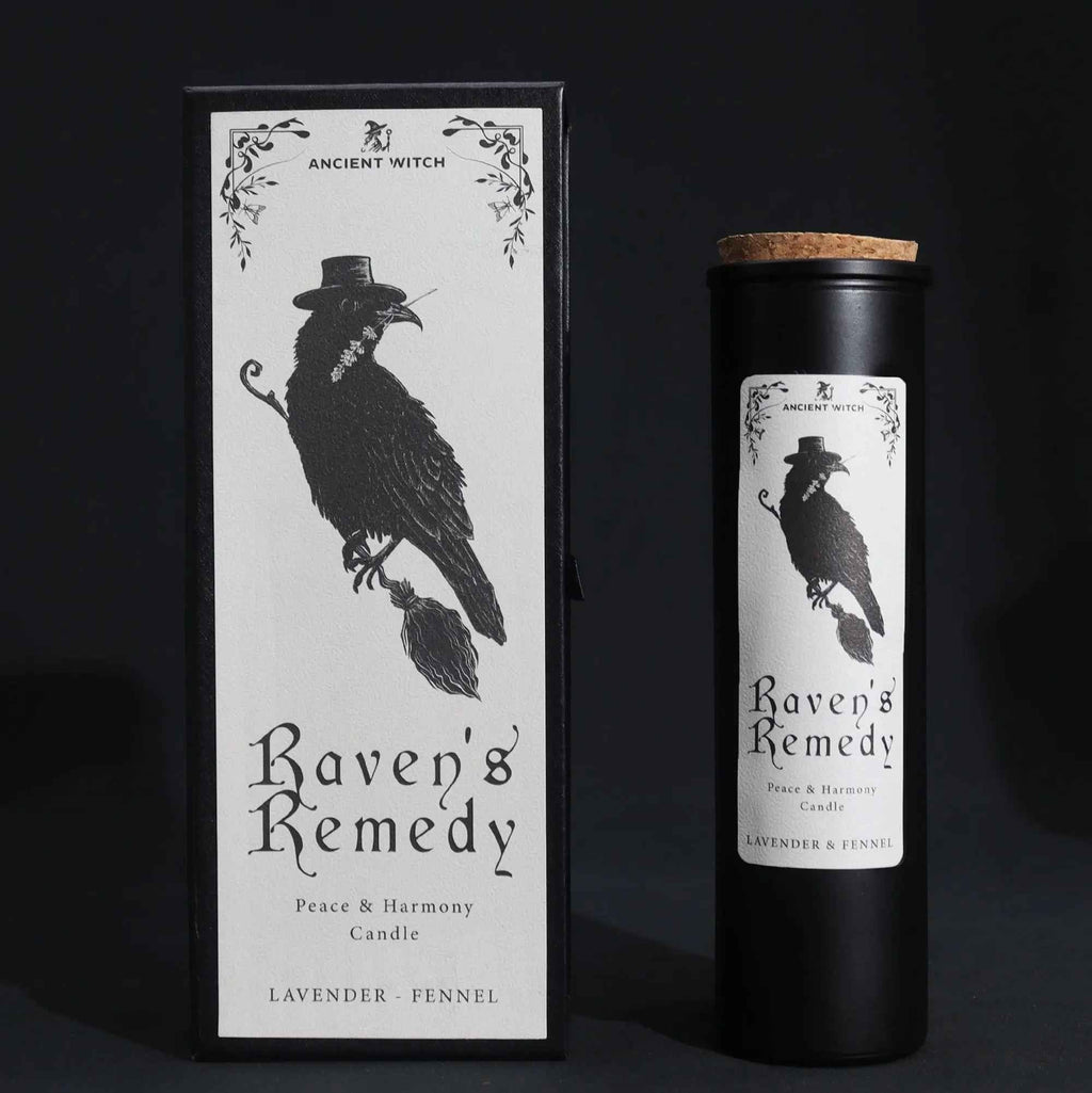 Ancient Witch Purification Candles - Ravens' Remedy for Spiritual Cleansing - Ignara Living