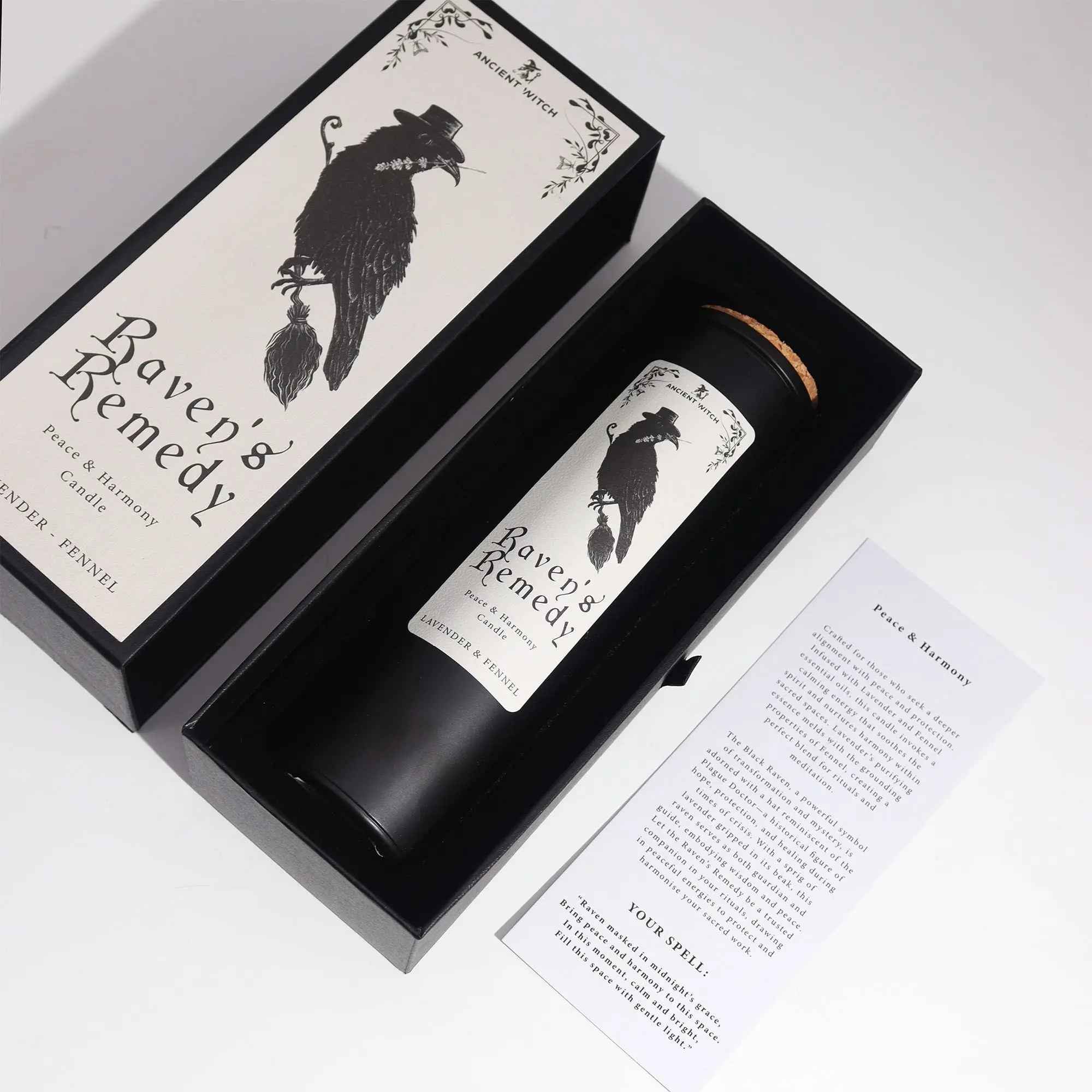 Ancient Witch Purification Candles - Ravens' Remedy for Spiritual Cleansing - Ignara Living