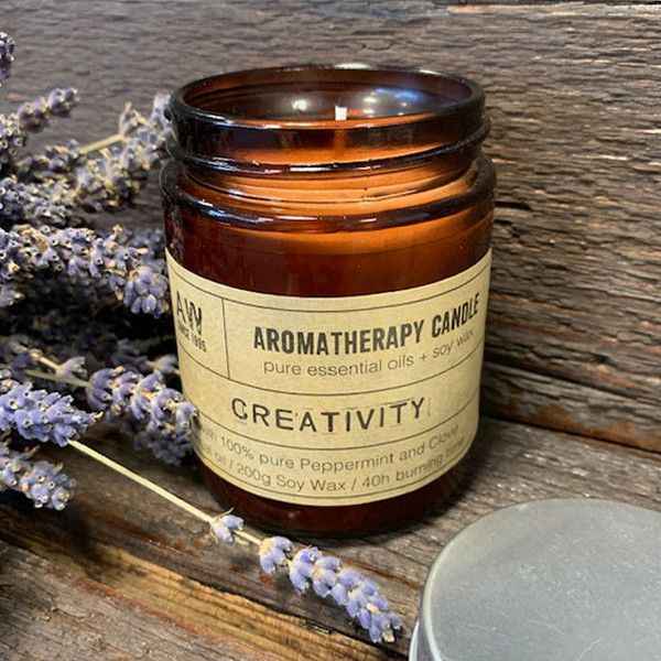 Aromatherapy Soy Candle 200g - Enhance Your Creativity - Ignara Living