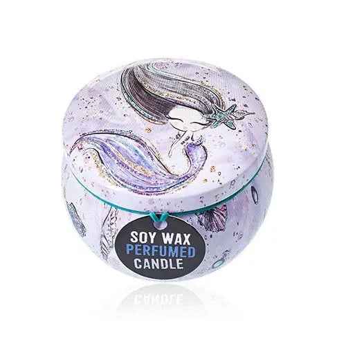 Art Tin Candle Sea Life - Ocean - Inspired Aromatherapy for Home Decor - Ignara Living