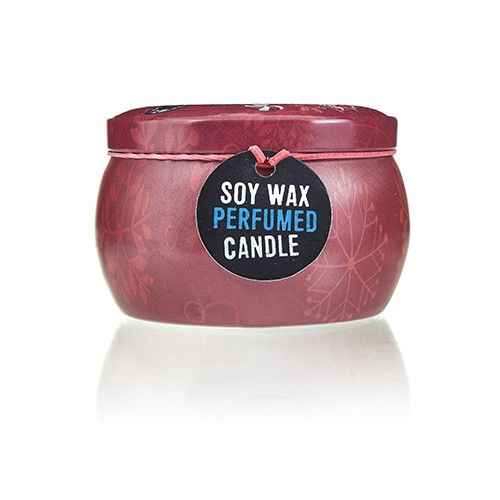 Art Tin Candle - Vintage Christmas Candle - Ignara Living