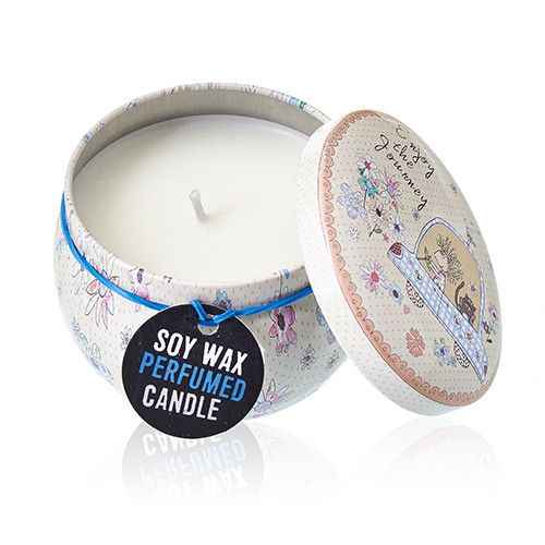 Art Tin Candle with Friendly Messages for a Warm Atmosphere - Ignara Living