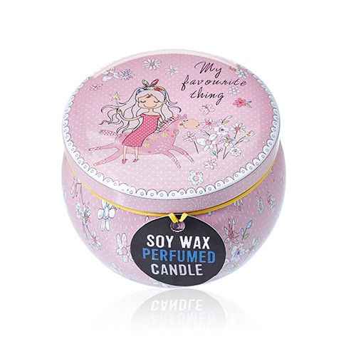 Art Tin Candle with Friendly Messages for a Warm Atmosphere - Ignara Living
