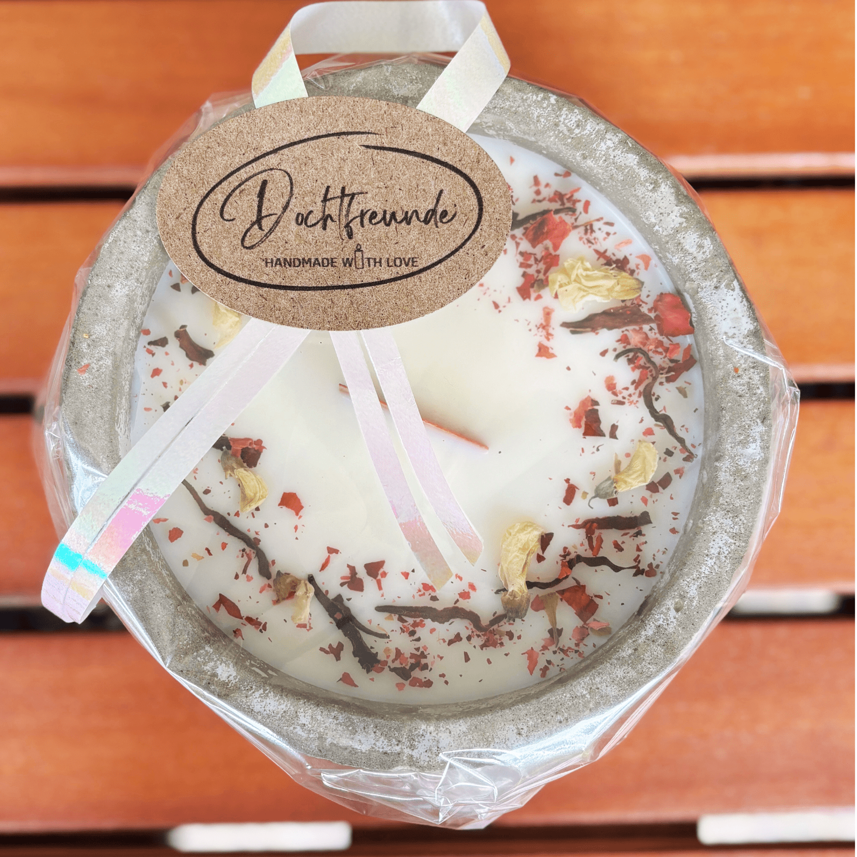 Betonkerze Handgemacht "Grey Cinnamon" - Ignara Living