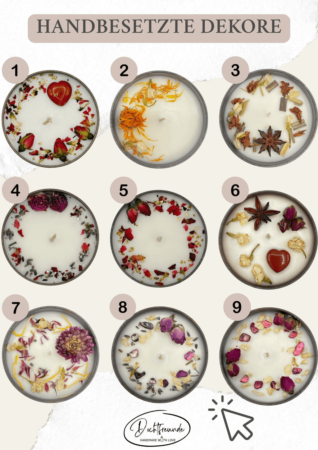 Sternzeichen Stier - Handgemachte Sojawachs - Kerze - Personalisiertes Astrologie - Geschenk - Ignara Living